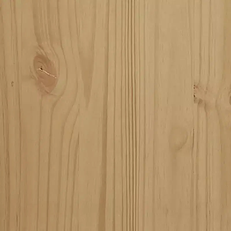 Mobile TV in legno massello di pino con spazio contenitore – Marrone cera, 114 x 43 x 55 cm