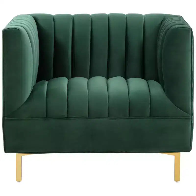 Doris Velvet Club Chair - SFV4763 - Safavieh Couture