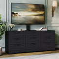 TV Stand with Mount for 3285 TVs  9-Drawer Media Console, Modern Entertainment Center  Choose Color (White, Black)
