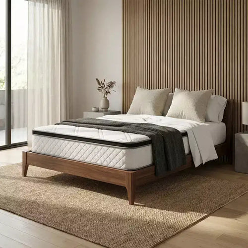 Atlas Mattress 10 Twin Innerspring Mattress, Breathable Cover, Firm Firmness