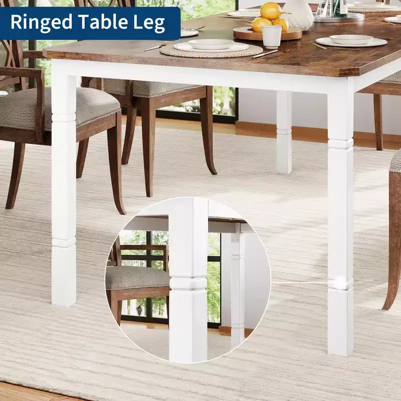 Tavolo da Pranzo Rettangolare con Gambe in Metallo, 200 x 90 cm, Piano in MDF