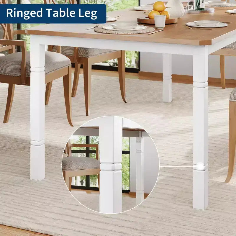 Tavolo da Pranzo Rettangolare con Gambe in Metallo, 200 x 90 cm, Piano in MDF