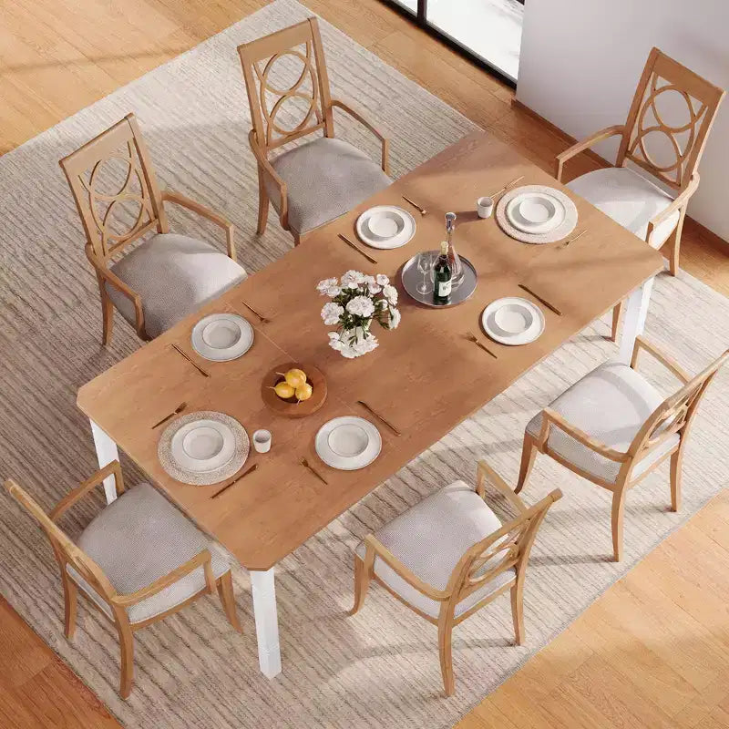 Tavolo da Pranzo Rettangolare con Gambe in Metallo, 200 x 90 cm, Piano in MDF