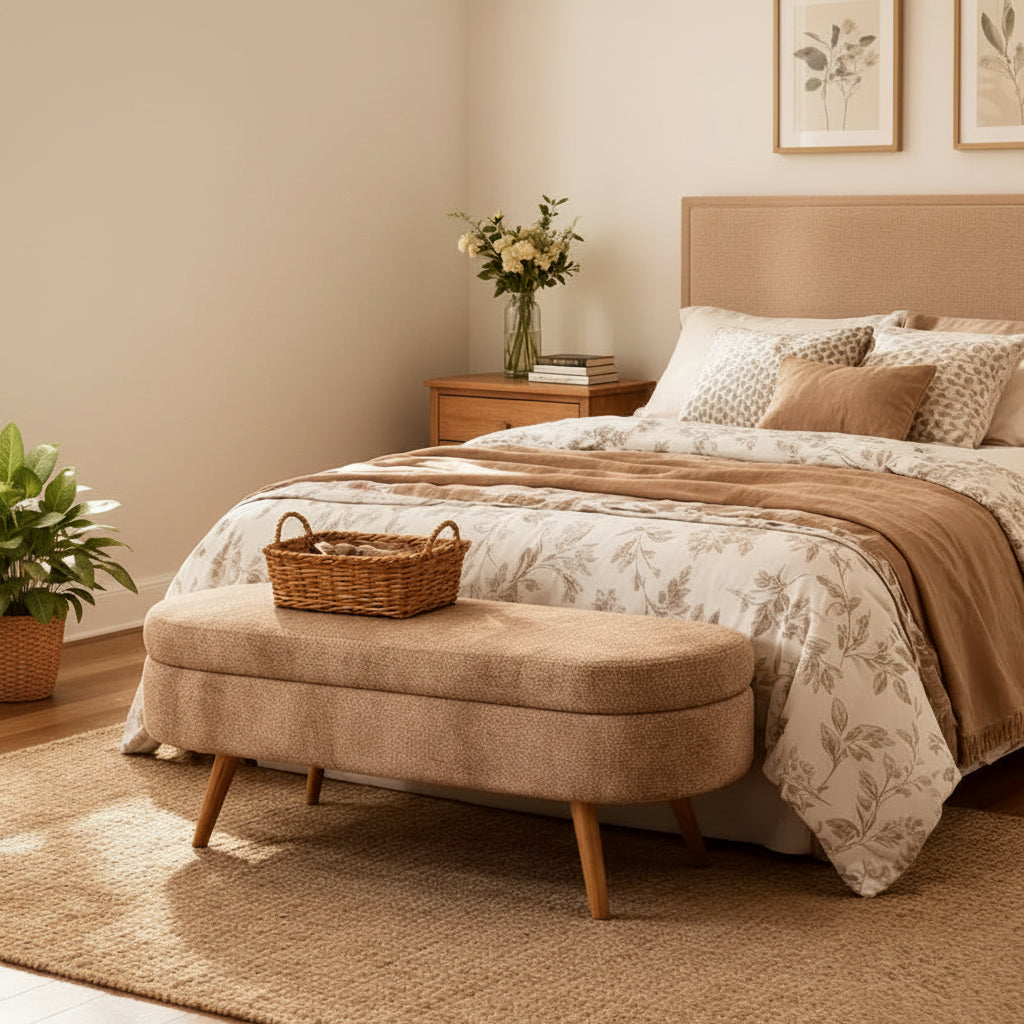 Christopher Knight Home Lvan Multifunctional Wood Storage Faux Shearling Ottoman Bench